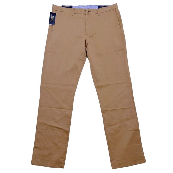 Polo Ralph Lauren Straight Fit RRL Desert Khaki Pants Mens 34x30 New Fast Ship - Picture 4 of 12